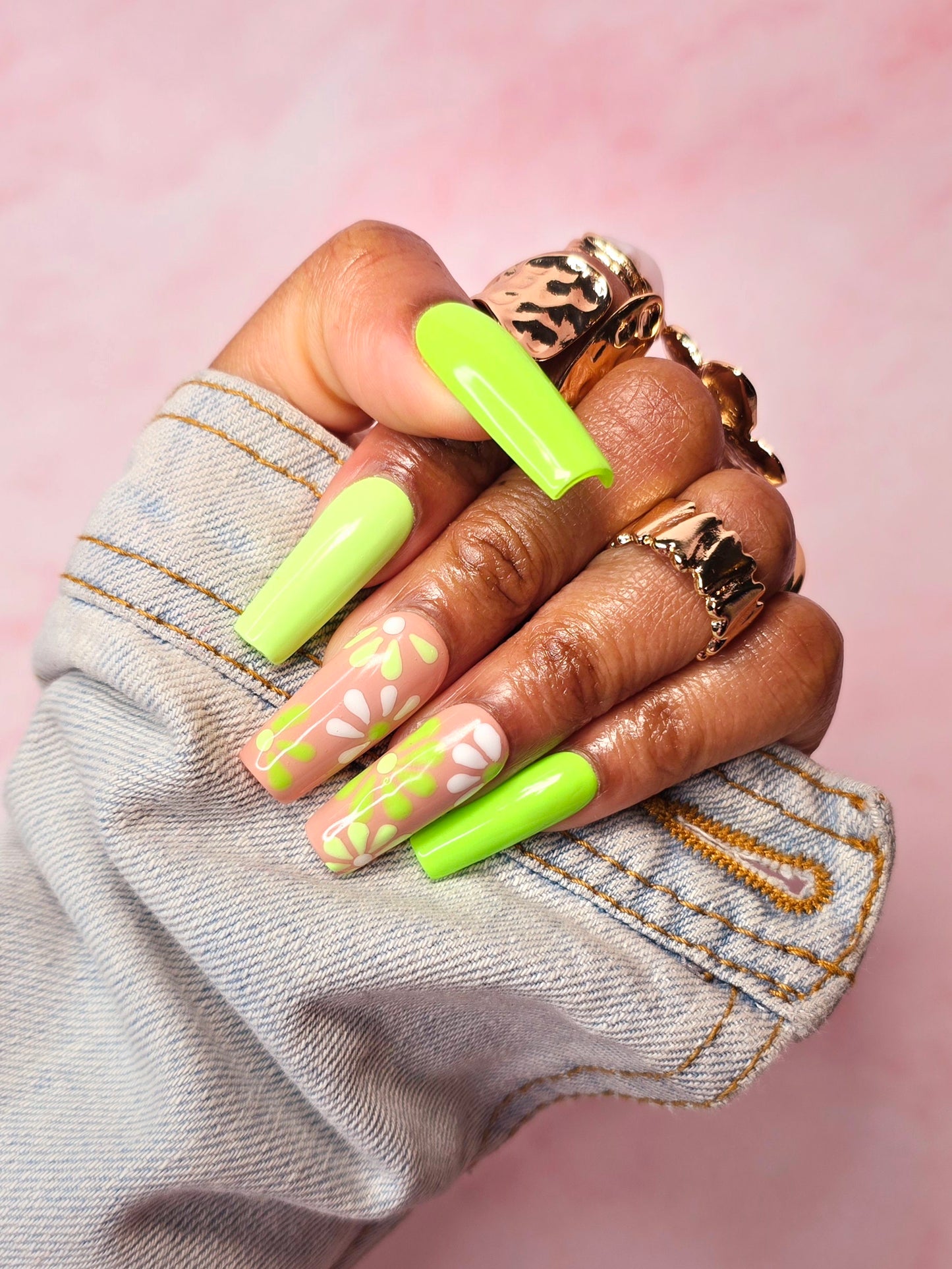 Lime Florals