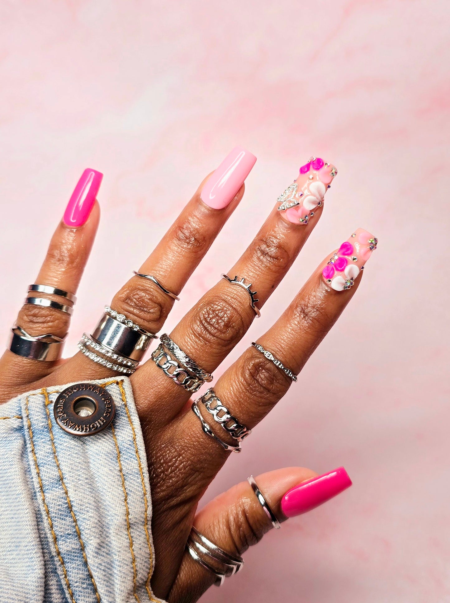 Pink Berry Florals